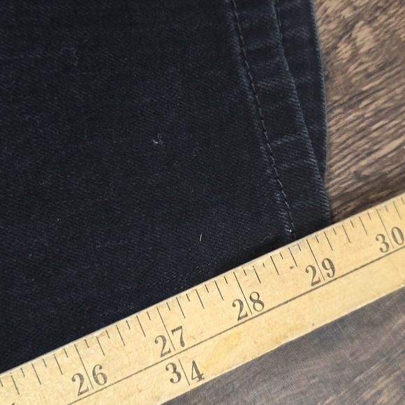 💥LEVI'S STRAUSS Men's Black Denim Jeans 44 X 32 - Picture 4 of 6